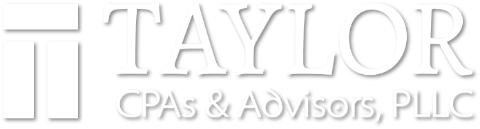 Taylor CPA Advisors PLLC white logo